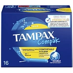 Тампоны Tampax «Compak Regular», 16шт. (ПОД ЗАКАЗ)