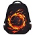 превью Ранец BRAUBERG KIDS STANDARD, 2 отделения, Fire split, 3D-панель, 36×28х14 см