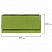 превью Планинг недатированный (305×140 мм) BRAUBERG «Rainbow», кожзам, зеленый, 111702