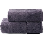 Набор полотенец махровых 2 шт (50×80, 70×130) HOME COLLECTION, темно-серый