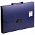 превью Папка-портфель 13 отделений OfficeSpace, A4, 330×235×40мм, 700мкм, синий