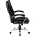 превью Кресло для руководителя Комус Мебель (Easy Chair) 515 чёрное (рециклированная кожа, металл хромированный)