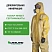 превью Комбинезон одноразовый с капюшоном Lakeland ChemMAX 1 желтый 80 г/кв.м (размер 48-50, L, CT1S428)