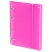 превью Тетрадь на кольцах А5, 120л., BG «Neon», пластиковая обложка, розовый, с резинкой