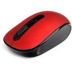 Мышь компьютерная Gembird MUSW-355-R, WLS, красный, 3кн. +колесо, 1600DPI