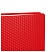 превью Папка с 30 вкладышами СТАММ «Кристалл» А4, 17мм, 700мкм, пластик, красная