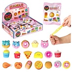 Игрушка-антистресс Жмяка «Няшка-Вкусняшка мини 2» набор 2 шт., слепой пакет, дисплей, 1TOY