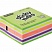 превью Стикеры Attache Selection Фреш 76х76 мм неоновые и пастельные 5 цветов (1 блок, 400 листов)