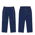 Брюки жен. л34-БР син/вас (р.48-50) 182-188 (мод. БРЮ225)