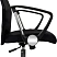 превью Кресло для руководителя Комус Мебель (Easy Chair) 508 чёрное (сетка/ткань/экокожа, металл хромированный)