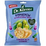 Чипсы Dr. Korner цельноз. кукурузно-рисовые с олив. маслом и розмарином, 50г