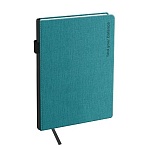 Ежедневник недатированный, А5, 136л., твердый переплет, кожзам, BG «Fillsta. Teal», бирюзовый