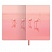 превью Блокнот МАЛЫЙ ФОРМАТ (100×150 мм) А6, BRAUBERG VISTA «Flamingo», под кожу, гибкий, 80 л. 