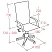 превью Кресло для руководителя Комус Мебель (Easy Chair) 535 чёрное (экокожа, металл хромированный)