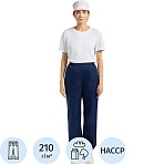 Брюки для пищевого пр-ва универс. у17-БР ХАССП (ср)син (р.44-46) р.170-176