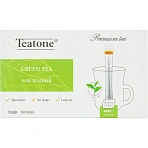 Чай зеленый TEATONE в металл. стике, 100 шт/уп. 1241