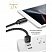 превью Кабель Defender ACH01-03T PRO USB(AM) - Lightning(M), для Apple, 2.1A output, в оплетке, 1м, черный