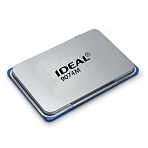 Штемпельная подушка Ideal, 160×90мм, синяя, металлическая (153127/190094)